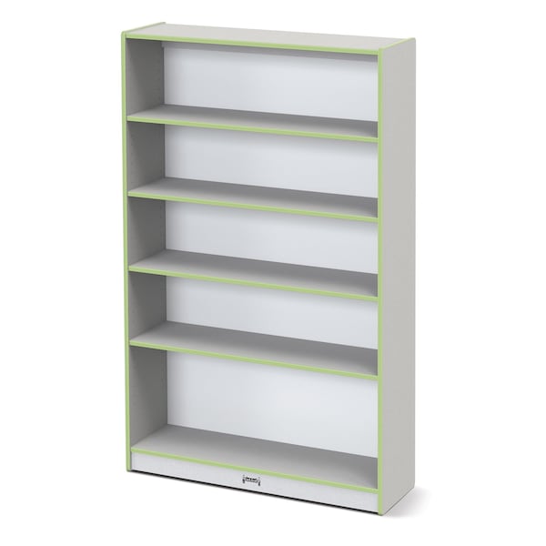 Jonti-Craft Rainbow Accents Tall Bookcase, Key Lime Green 0972JC130 - main